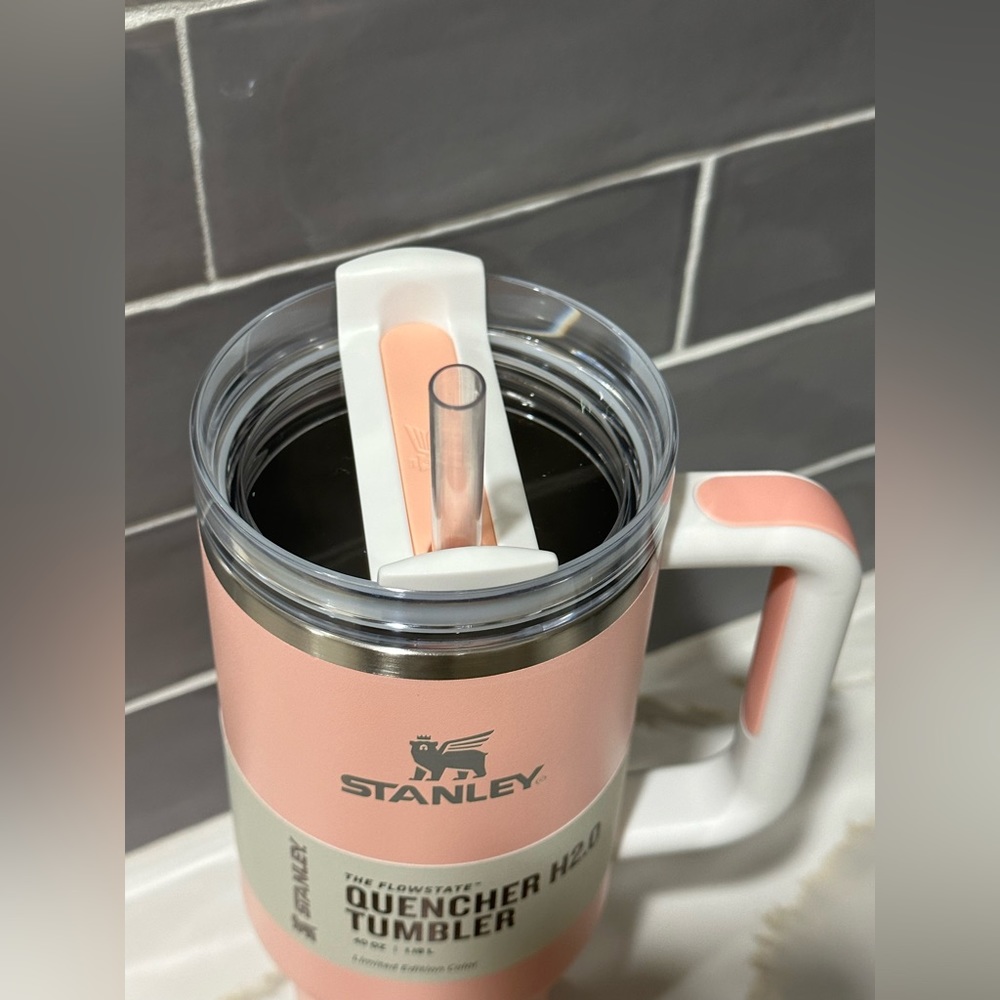 🍑TARGET x STANLEY -PEACH 40oz Stainless Steel H2.0 FlowState Quencher Tumbler🍑 - Picture 10 of 15